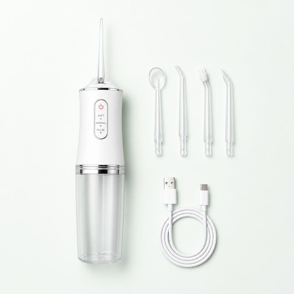 Detalle del irrigador dental Olmoa